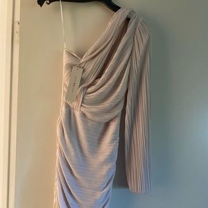 NWT HALSTON HERITAGE MINI ONE SHOULDER DRESS